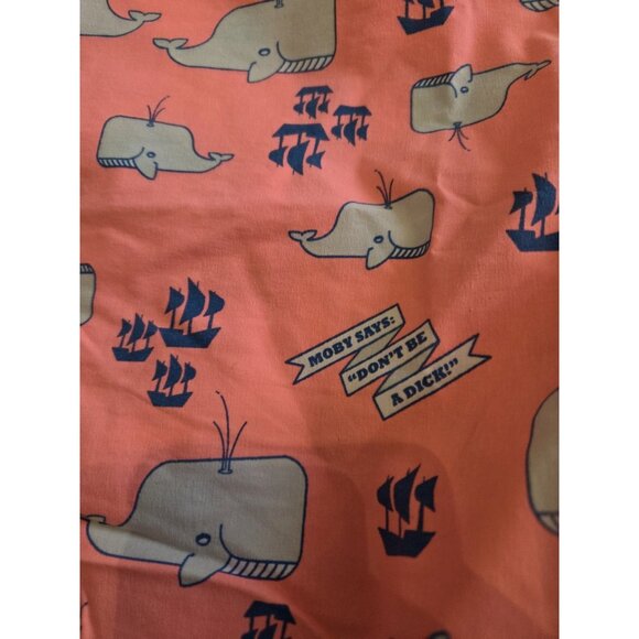 Party Pants "Moby Says: 'Dont Be A Dick" Swim Board Shorts Pockets Peach M NWT - Picture 3 of 11